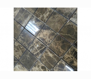 Каменная мозаика м EMPERADOR DARK POL 15x15х4 мм