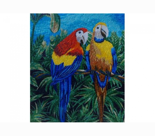 Художественное панно "Попугаи" Orro Mosaic ART-19