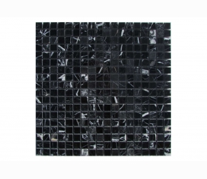 Каменная мозаика ORRO STONE м NERO MARQUINA POL 15x15х4 мм
