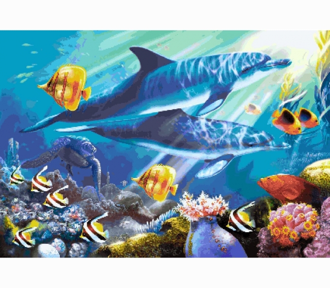 Панно из мозаики Orro Mosaic подводный мир UN-02