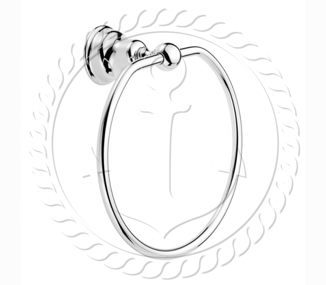 Полотенцедержатель кольцо, цвет хром CISAL Arcana AR09022021