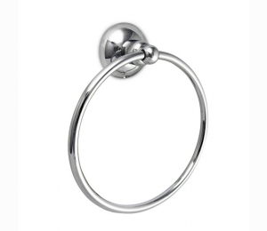 Полотенцедержатель-кольцо, диаметром 19.5 см, цвет: хром Nicolazzi Cristallo Di Rocca 1485CR09C