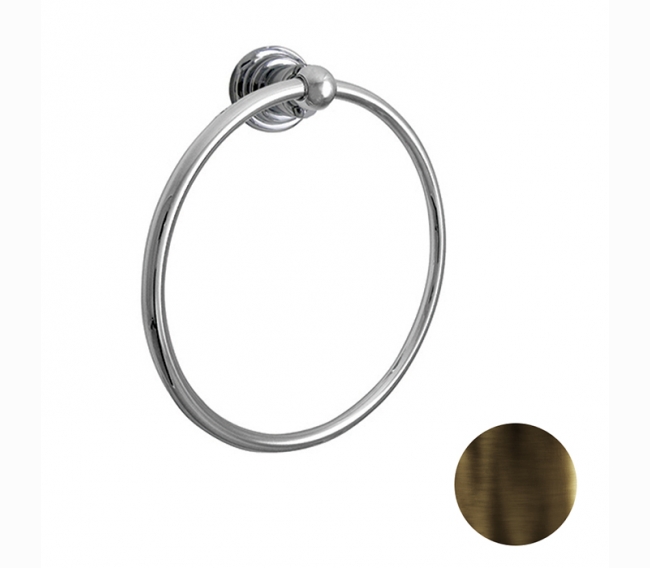 Полотенцедержатель кольцо, цвет: тёмная бронза Nicolazzi Accessori 1485DB