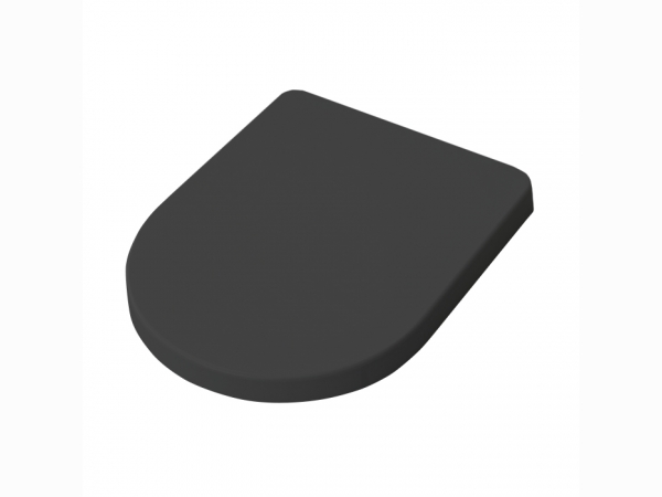 Сиденье для унитаза с микролифтом, цвет черный Artceram FILE 2.0 FLA002 03 nero