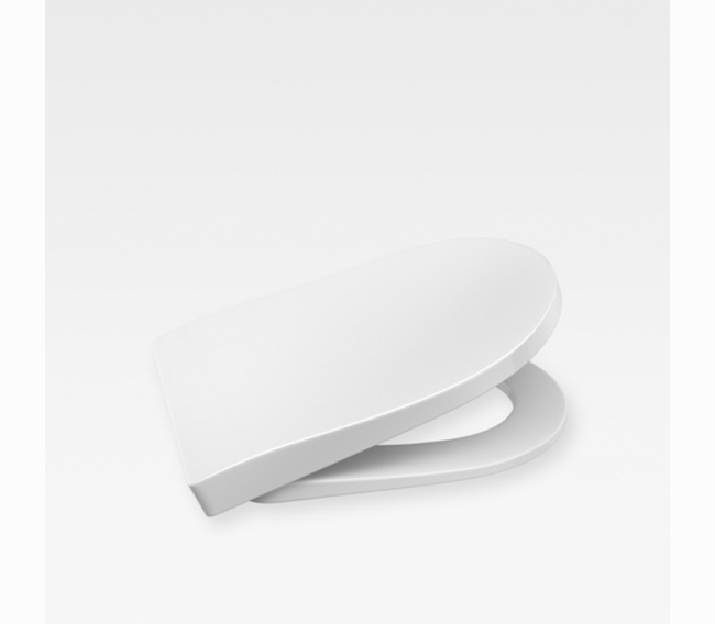 Сиденье лакированное с механизмом плавного опускания, цвет: белый Armani Roca Baia 801C3200B