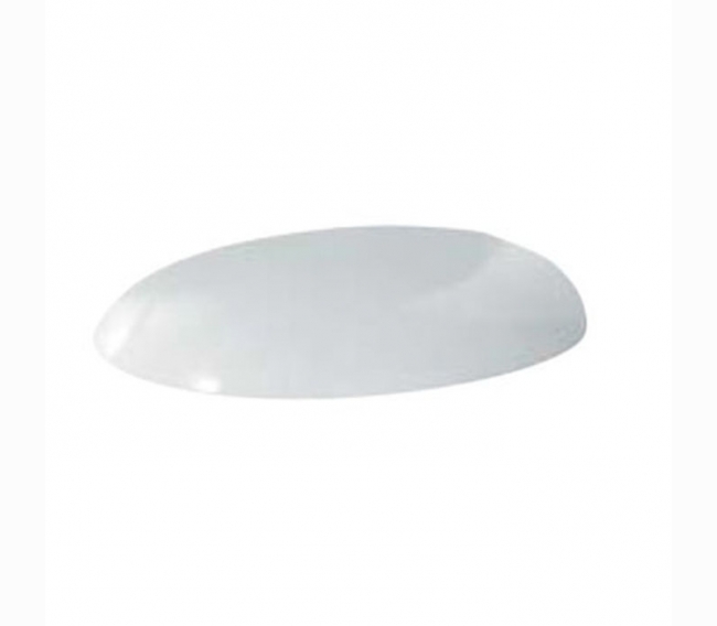 Сиденье для унитаза 56см и моноблока, цвет белый матовый с шарнирами хром (микролифт) AZZURRA CLAS CLA 1800M/F bi matt/cr 