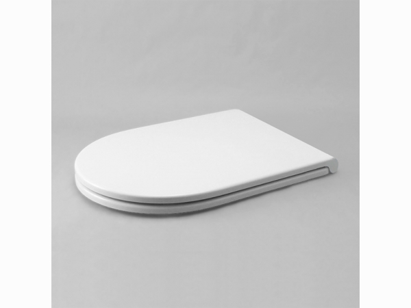 Сиденье для унитаза быстросъемное, цвет белый/хром ( микролифт) AZZURRA COMODA COM 1800 F bi