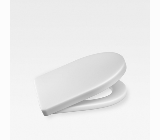 Сиденье для унитаза, с микролифтом, лакированное, цвет: off-white Armani Roca Island 801762914