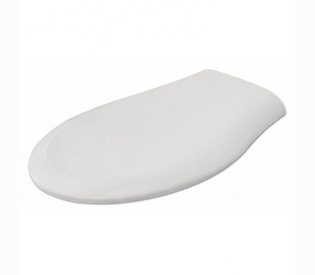 Сиденье для унитаза, цвет белый с шарнирами хром (микролифт) Artceram Blend BLA006 01 bi/cr