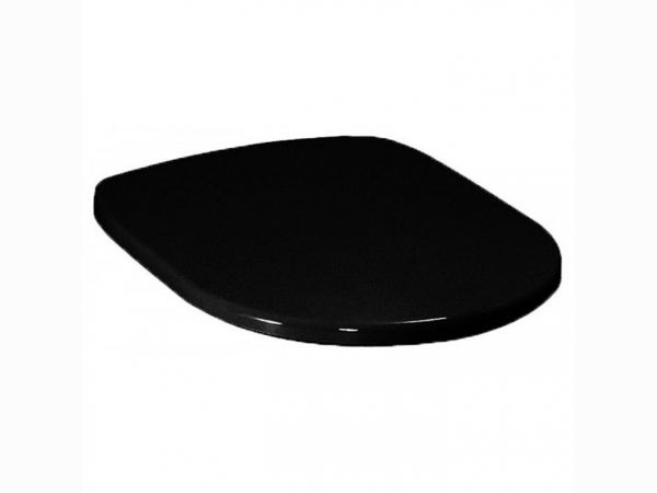 Сиденье для унитаза, цвет черный с шарнирами бронза (микролифт) Artceram AZULEY AZA001 03 72 nero/br