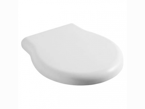 Сиденье для унитазов PAS03/PA025, термопластик, съемное, цвет белый/бронза, микролифт GLOBO Paestum PA029BRbi/br