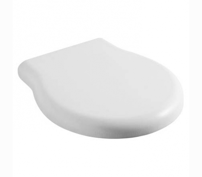 Сиденье для унитазов PAS03/PA025, термопластик, съемное, цвет белый/бронза, микролифт GLOBO Paestum PA029BRbi/br