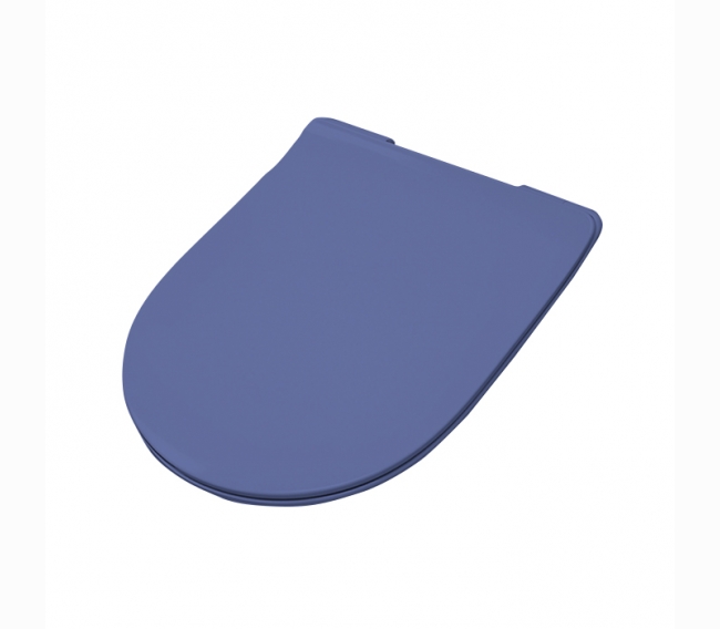Сиденье для унитаза, супер тонкое, быстросьемное с микролифтом , цвет blu zaffiro Artceram FILE 2.0 FLA014 16 blu zaffiro