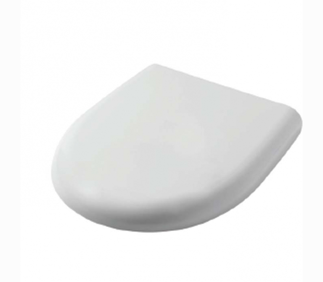 Сиденье для унитаза, цвет белый с микролифтом. петли хром ARTCERAM/HIDRA SMARTY SMA001 01 71bi/cr