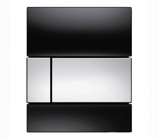  Панель смыва, стекло черное, клавиша хром глянцевый TECEsquare Urinal 9242807