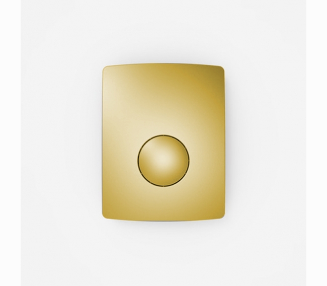 Декоративная панель для писсуара с ручной клавишей смыва, цвет золото SANIT 16.064.88..0000gold