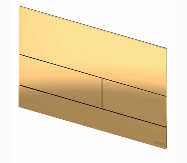 Панель смыва, металл, PVD полированное золото TECEsquare II 9240839
