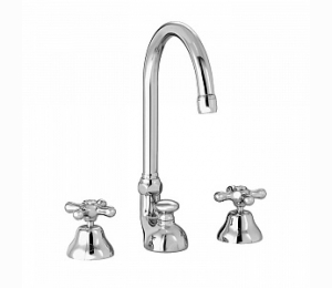 Смеситель для раковины на 3 отверстия 3226TC, с донным клапаном, цвет: хром Stella Roma RM 00018 CR00