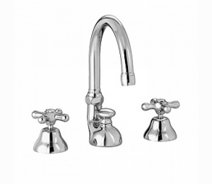 Смеситель для раковины на 3 отверстия 3225TC, с донным клапаном, цвет: хром Stella Roma RM 00016 CR00