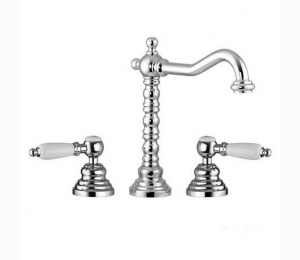Смеситель для раковины на 3 отверстия, цвет хром Gattoni Vivaldi Lever 13100/13COcr