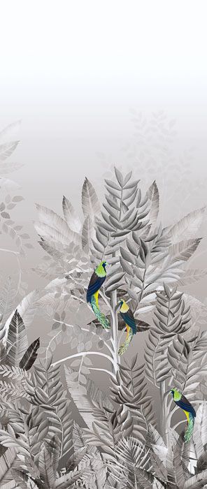 Панно тропическое с птицами Khroma Tribute Tributr Lunar DGTRI1011
