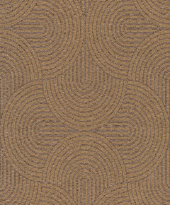 Обои с геометричным плетением Khroma Earth Ochre EAR605
