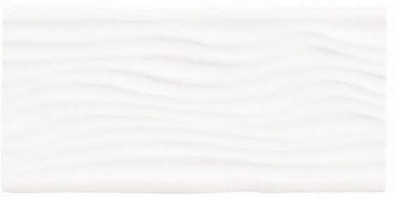Керамическая плитка для стен ADEX EARTH Liso Waves Navajo White 7,5x15 см ADEH1005