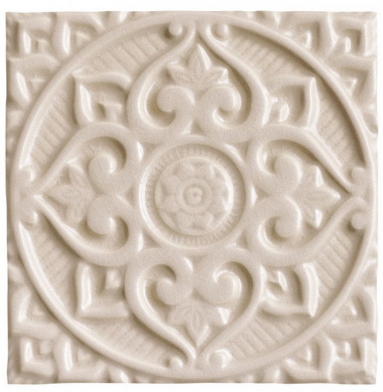 Декоративные элементы ADEX EARTH Relieve Mandala Energy Fawn 15x15 см ADEH4008