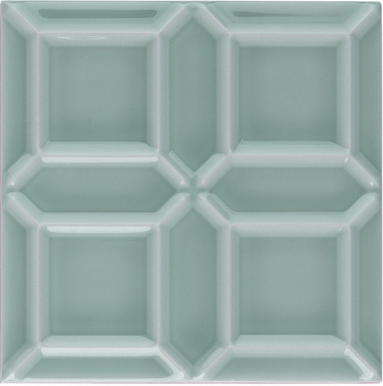 Декоративные элементы ADEX NERI Liso Edge Sea Green 15x15 см ADNE1114