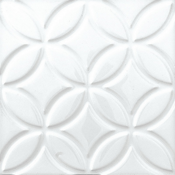 Декоративные элементы ADEX NERI Relieve Botanical Blanco Z 15x15 см ADNE4125
