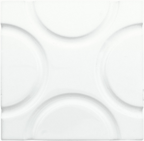 Декоративные элементы ADEX NERI Relieve Geo Blanco Z 15x15 см ADNE4128