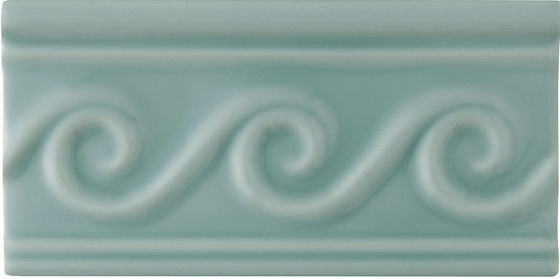 Бордюры ADEX NERI Relieve Olas PB Sea Green 7,5x15 см ADNE4145