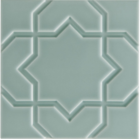 Декоративные элементы ADEX NERI Liso Star Sea Green 15x15 см ADNE4149