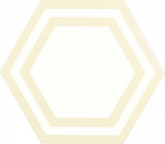 Керамогранит ADEX PAVIMENTO Hexagono Deco Bone 20x23 см ADPV9017
