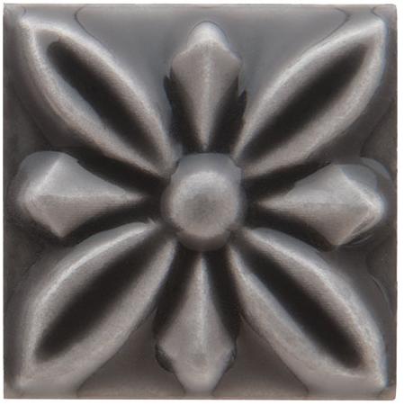 Декоративные элементы ADEX STUDIO Вставка Relieve Flor № 1 Volcanico 3x3 см ADST4058