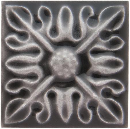 Декоративные элементы ADEX STUDIO Вставка Relieve Flor № 2 Volcanico 3x3 см ADST4065