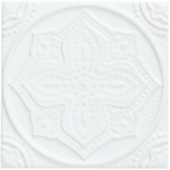 Декоративные элементы ADEX STUDIO Декор Relieve Mandala Planet Snow Cap 14,8x14,8 см ADST4067