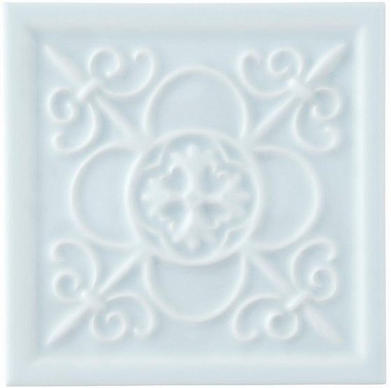 Декоративные элементы ADEX STUDIO Декор Relieve Vizcaya Ice Blue 14,8x14,8 см ADST4090