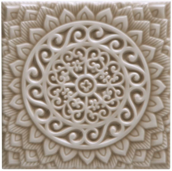 Декоративные элементы ADEX STUDIO Декор Relieve Mandala Universe Sands 14,8x14,8 см ADST4100