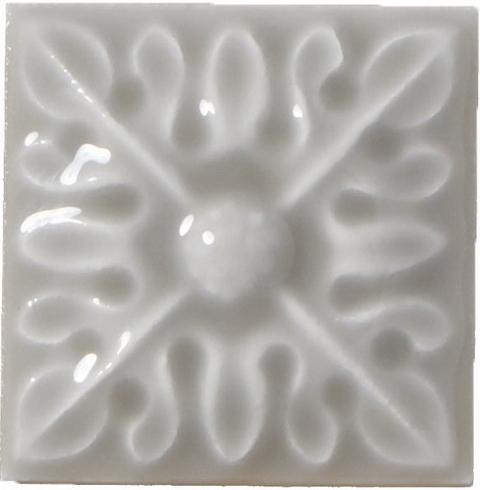 Декоративные элементы ADEX STUDIO Вставка Relieve Flor № 2 Graystone 3x3 см ADST4066