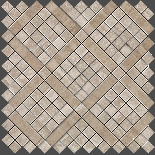 Мозаика MARVEL TRAVERTINO SILVER DIAGONAL MOSAIC, 30,5x30,5 +19710