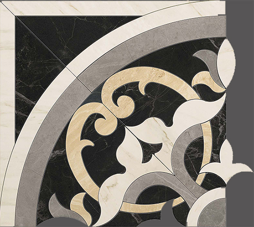 Декор керамич. MARVEL ELEGANCE ANGOLO DARK (ЗАКАЗ.КРАТНО 4 ШТ.), 60x60 +26866