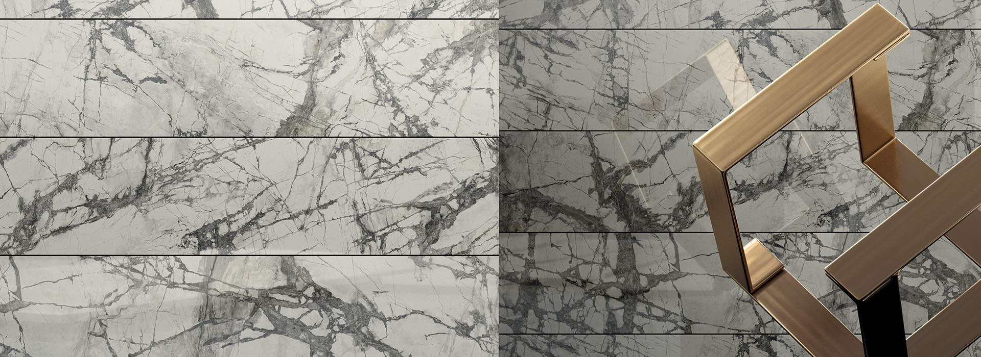 Керамогранит FMG Maxfine Marmi Calacatta Grey 150X75 cm