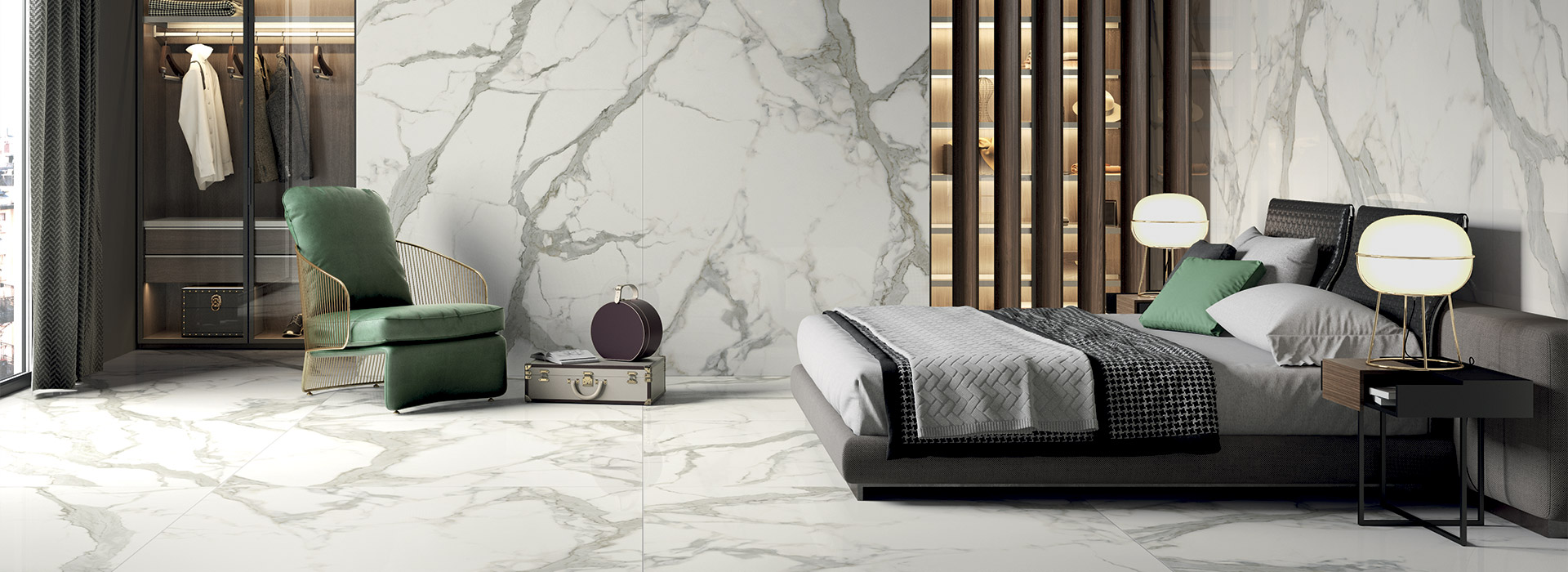 Керамогранит FMG Maxfine Marmi Calacatta Supremo 150X75 cm