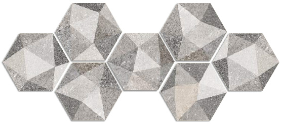 Керамическая плитка Vives Hexagono Luton Multicolor 23x26,6