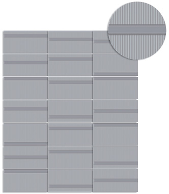 Керамическая плитка Vives Ceramica Pincio Gris 10x20