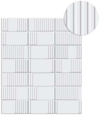 Керамическая плитка Vives Ceramica Milvio Blanco Mate 10x20