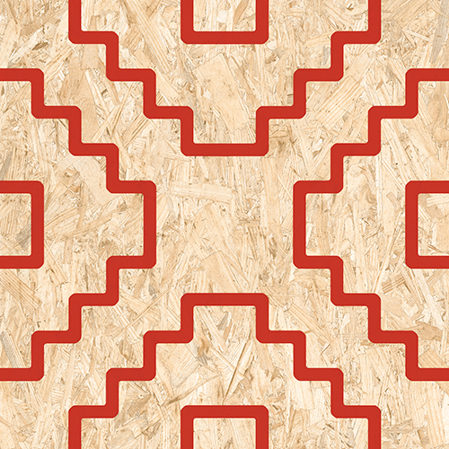 Керамическая плитка Vives Ceramica Seriaki-R Natural Rojo 59,3x59,3