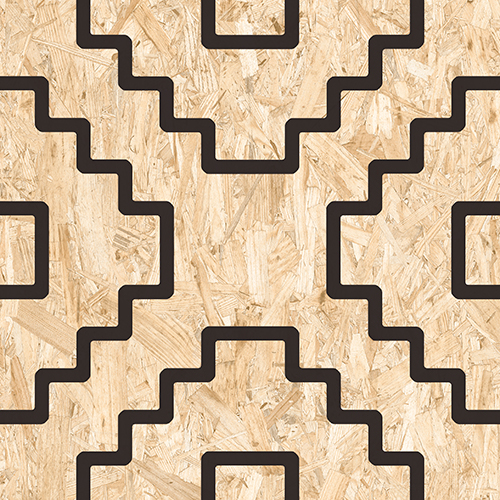 Керамическая плитка Vives Ceramica Seriaki-R Natural Negro 59,3x59,3
