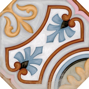 Керамическая плитка Vives Ceramica Octogono Diglas Multicolor 20x20 